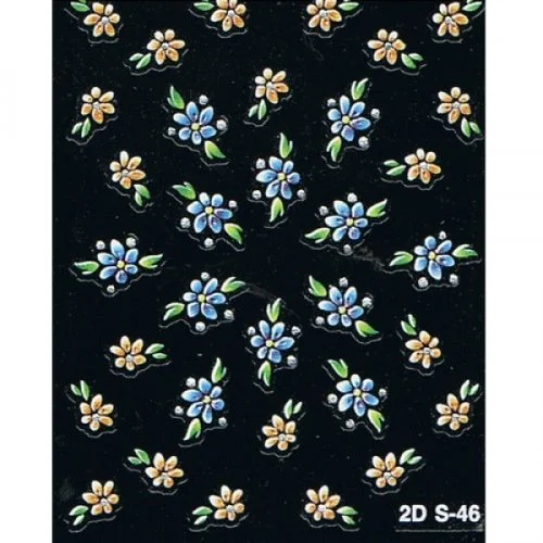 2D Nail Art Sticker