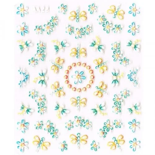 3D Nail Sticker Seblstklebende Aufkleber Nagelsticker Nagelaufkleber