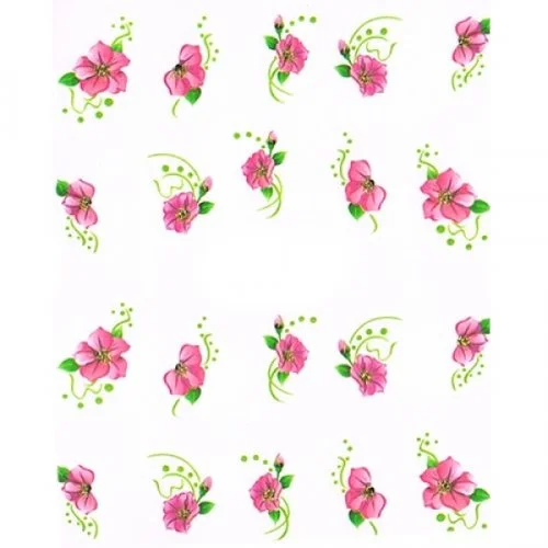 2D Nail Art One Stoke Sticker