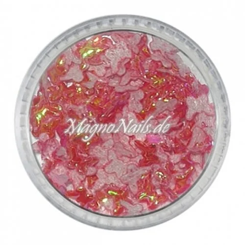 3D Einlegemotive - Shapes - Schmetterlinge rot 5 mm