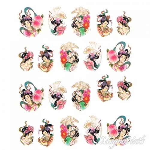 2D Nail Art One Stoke Sticker