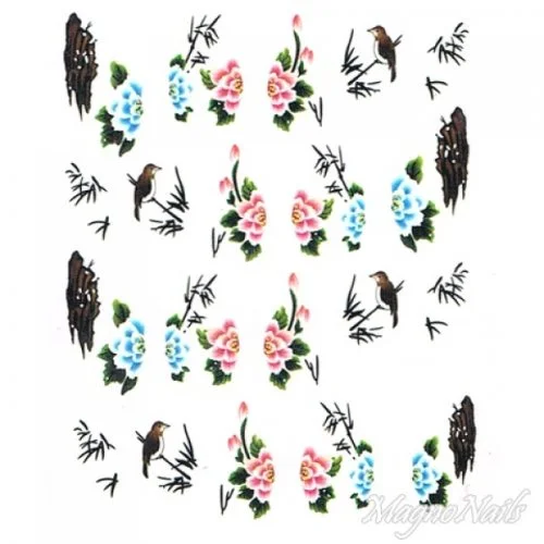 2D Nail Art One Stoke Sticker