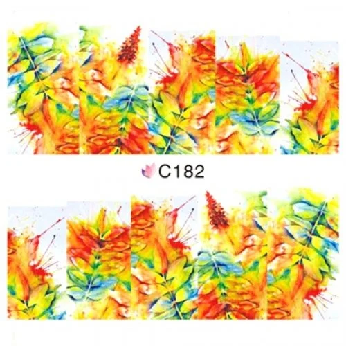 2D Nail Art One Stoke Sticker