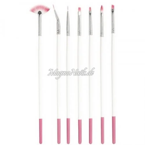 Nail Art Pinsel Set 7-Teilig Nagelpinsel Nägel Nagelstudio Zubehör Günstig Schnäppchen