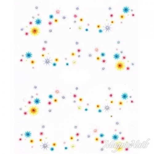 2D Nail Art One Stoke Sticker