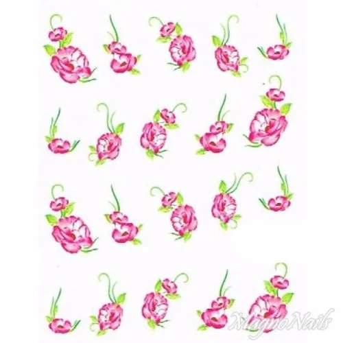 2D Nail Art One Stoke Sticker