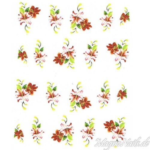 2D Nail Art One Stoke Sticker