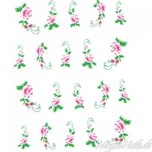 2D Nail Art One Stoke Sticker