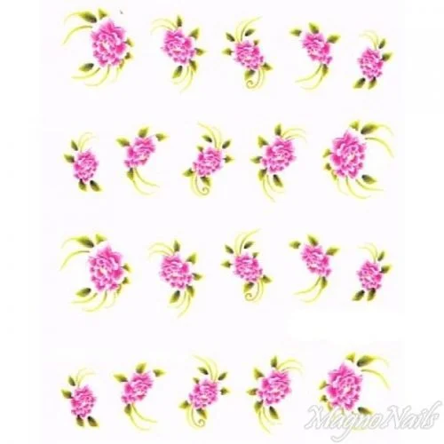 2D Nail Art One Stoke Sticker