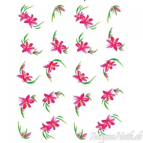 2D Nail Art One Stoke Sticker