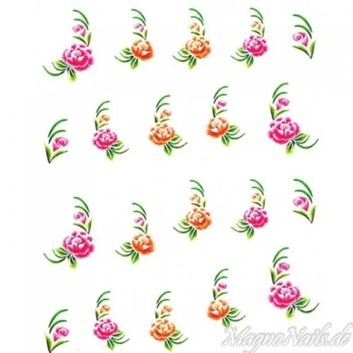 2D Nail Art One Stoke Sticker