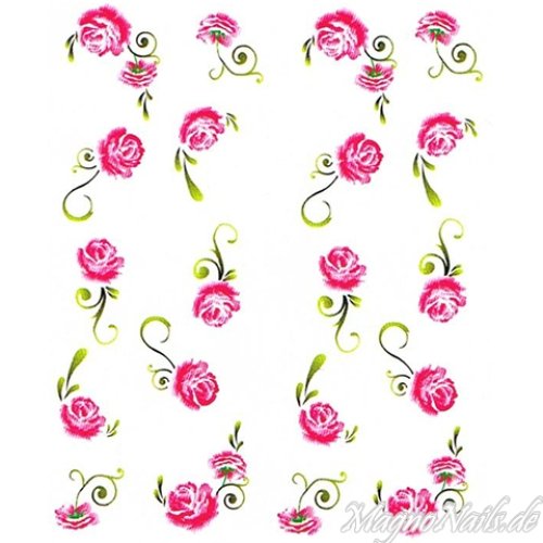 2D Nail Art One Stoke Sticker