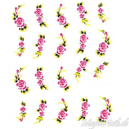 2D Nail Art One Stoke Sticker