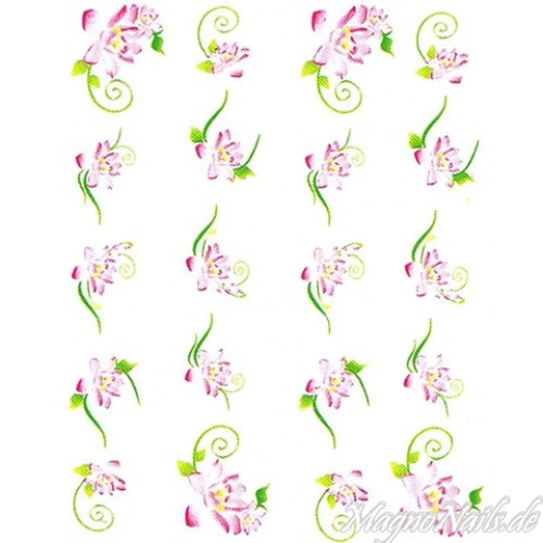 2D Nail Art One Stoke Sticker