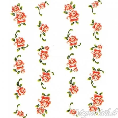 2D Nail Art One Stoke Sticker