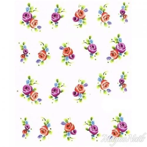 2D Nail Art One Stoke Sticker