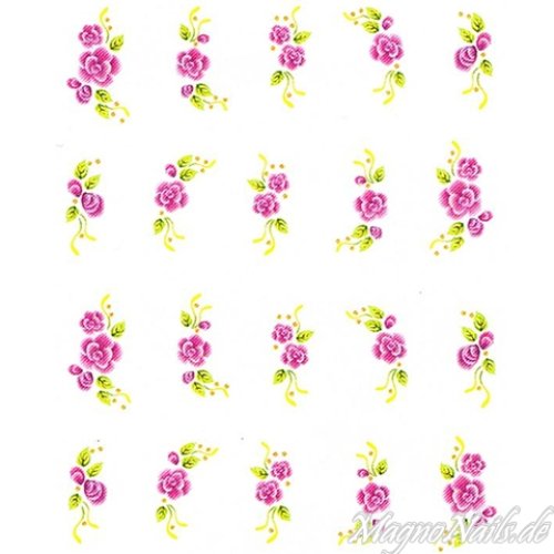 2D Nail Art One Stoke Sticker