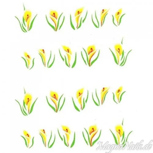 2D Nail Art One Stoke Sticker