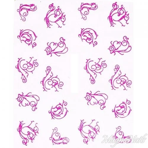 2D Nail Art One Stoke Sticker