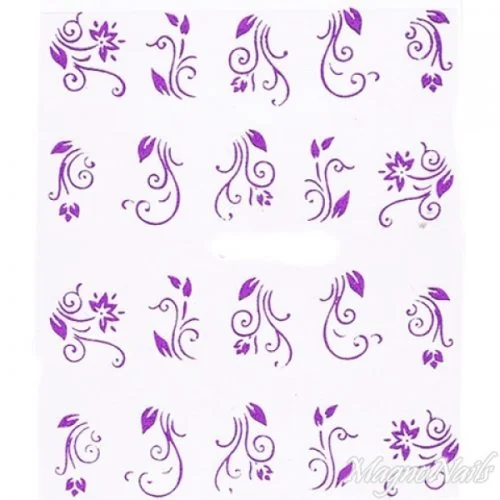 2D Nail Art One Stoke Sticker