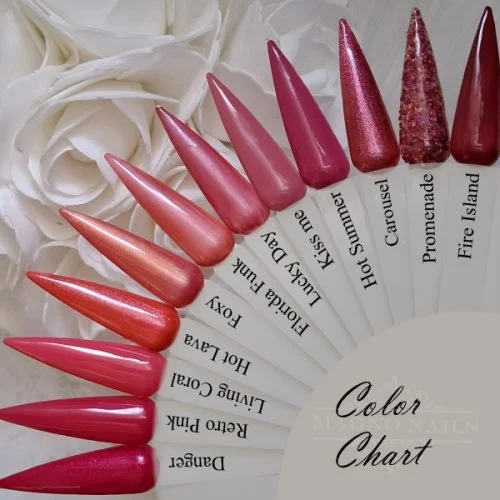 Pink Altrose Nude Farbpalette Nägel Nageldesign Farbtips Nageltips Farbkarte