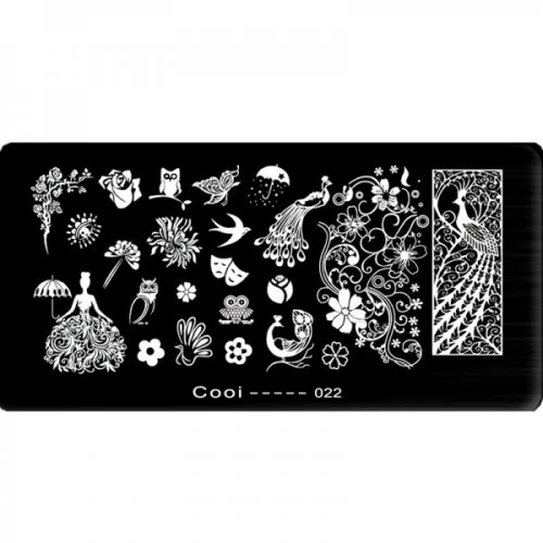 Stamping Schablone A01