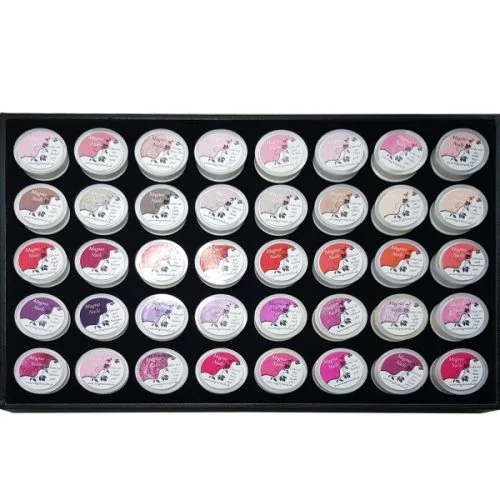 Schublade Display für 40 Gel Dosen leer Sortierbox Aufbewahrung