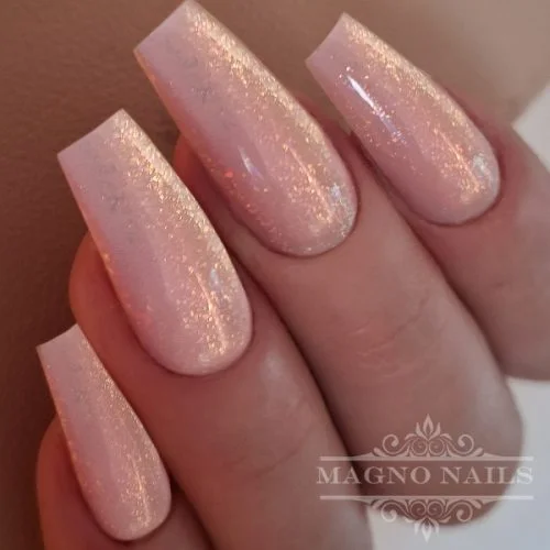Pink Aurora Glitter Flakes Gel