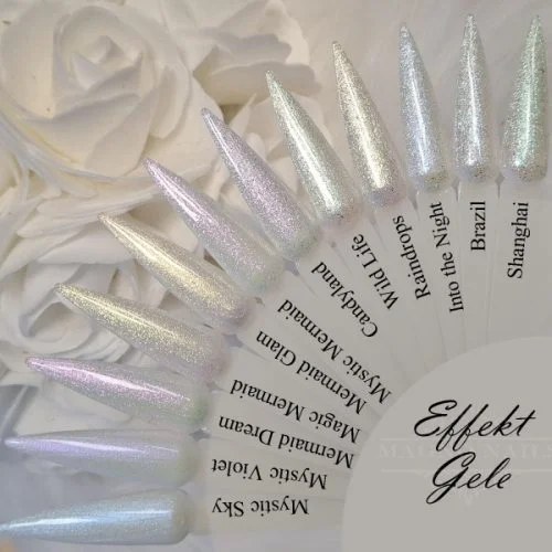 Effect Gele Übersicht - Perlmutt UV-Gele