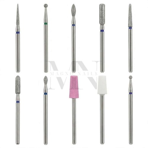 Maniküren-Bit-Set - Fräser Aufsatz 10-teilig