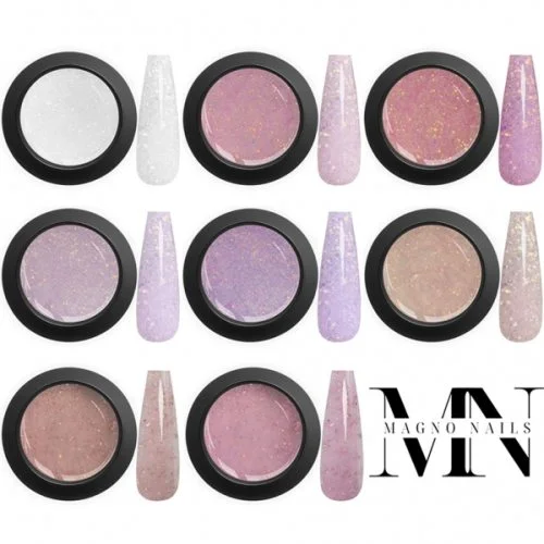 Glitter Builder Make Up Gel Test Set - 8-teilig