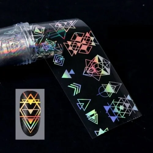 Nail Art Transfer Folie 1m - Nail Foil - Holographic Nailart Nails Nägel Schmuck TransferFolie Nagelfolie Nageldesign