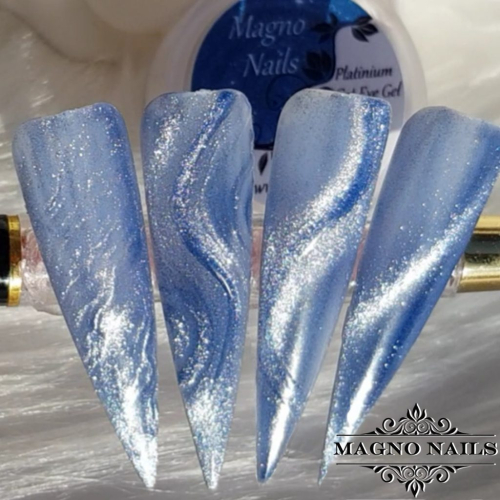 Preview: UV Gel - Platinium Cat Eye - Ocean Wave
