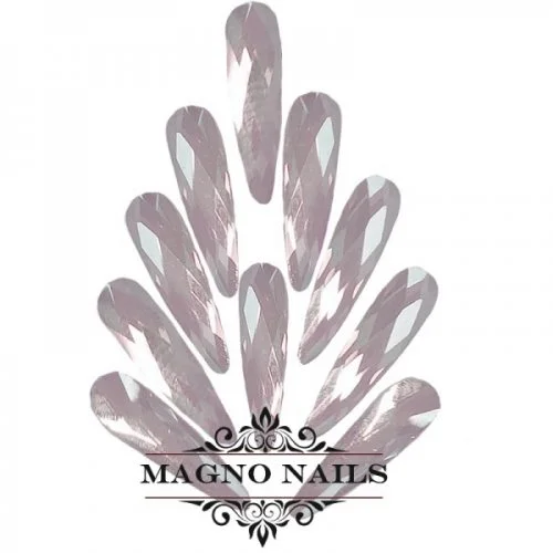 Overlay - Glas Strasssteine - Tropfen 3 x 10mm - zartrosa Nageldesign Nägel Schmuck Nails 