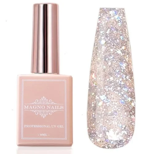 UV Gel - 4757 - Chrome Glam Gel - Blush Stardust