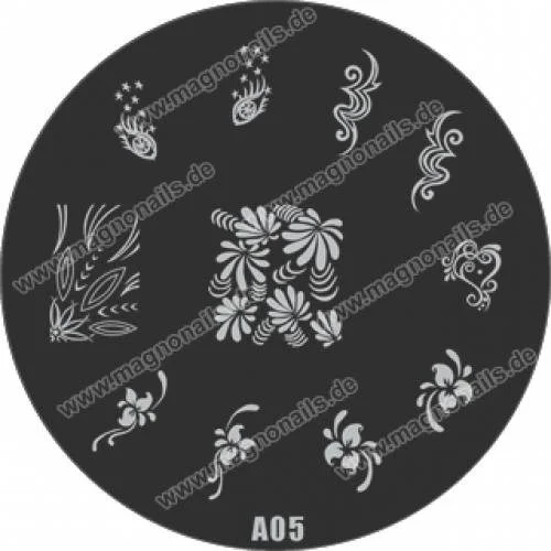 Nail Stamping Schablone A05