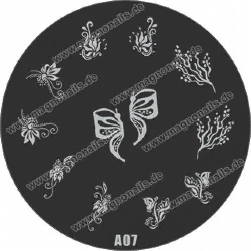 Nail Stamping Schablone A07