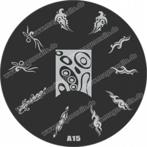 Nail Stamping Schablone A15