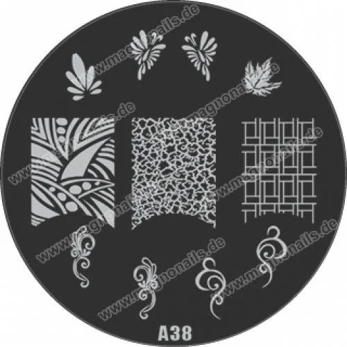 Nail Stamping Schablone A38
