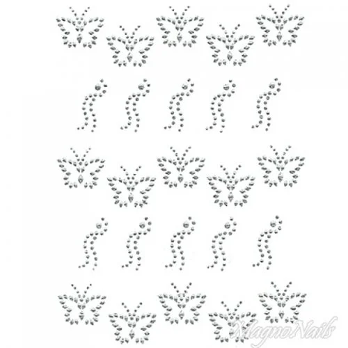 Crystal Nail Sticker - Bindis - crystal Strasssteine Strass Aufkleber selbstklebende Nailar Nail art