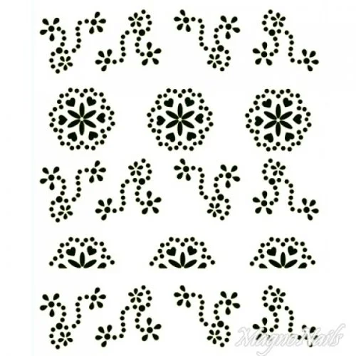 Crystal Nail Sticker - Bindis - schwarz Strasssteine Strass Aufkleber selbstklebende Nailart Nail art