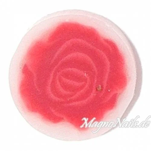 Fimo Stange - Rose rot