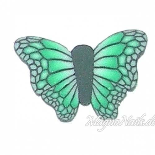 Fimo Stange - Schmetterling grün