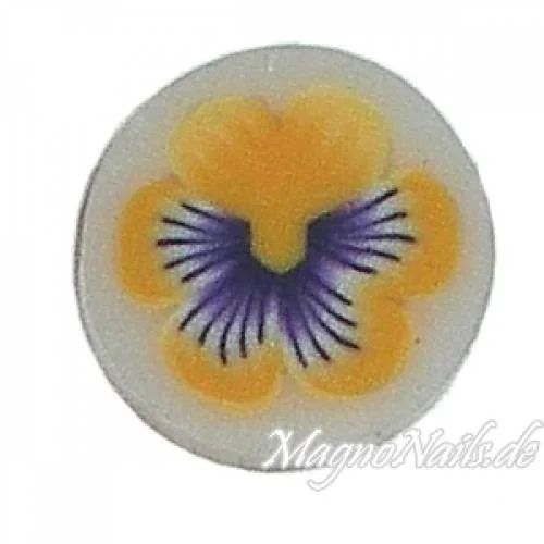 Fimo Stange - Blume gelb