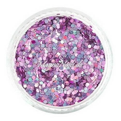 Nail Art Pailetten rosa hologramm 1mm Nägel Nails Nailart Nageldesign Nagel GlitzerPailetten