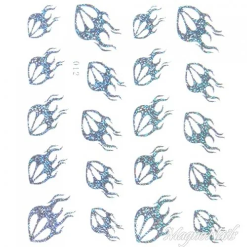 2D Nail Art One Stoke Sticker