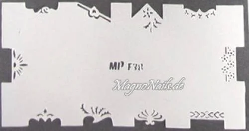 Nageldesign Nailart Nail Art Airbrush Schablone viele Designs