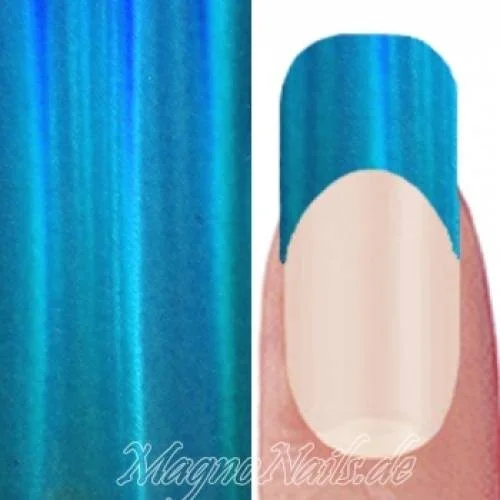 Nail Art Transfer Folie 1,5m - Nail Foil - Aqua AB Nagelfolie Nageldesign Folie Tranferfolie Nailart