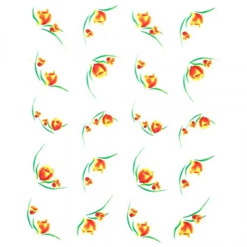 2D Nail Art One Stoke Sticker