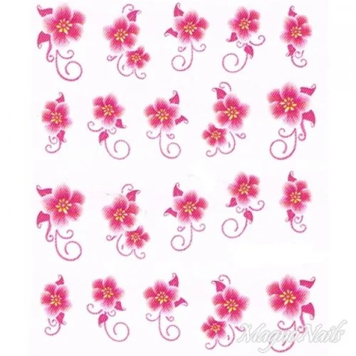 2D Nail Art One Stoke Sticker